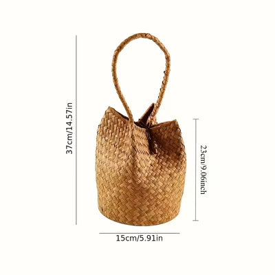 Tara's Boho Breeze | Torba sa Woven Drškom