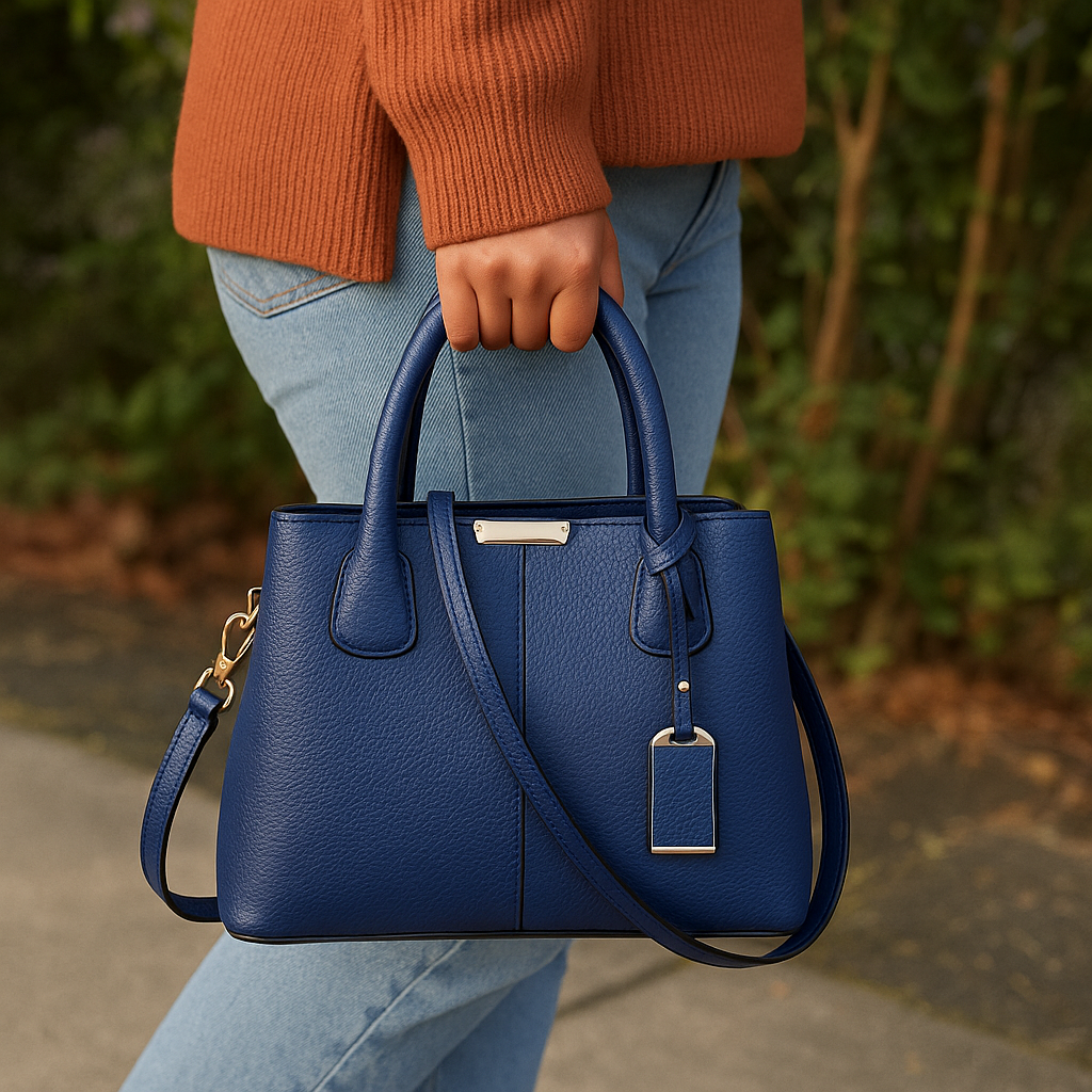 Selene - Elegantna Strukturalna Torba sa Odvojivim Kaišem za Rameno