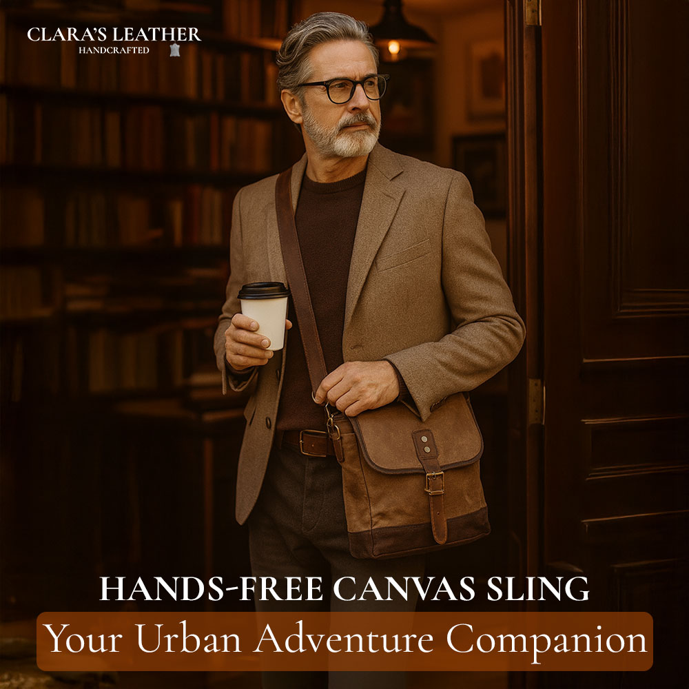 William - Mala Platnena Kožna Torba