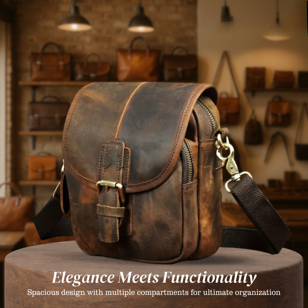 Luke - Kompaktna kožna torbica sa preklopom na kopču