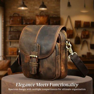 Luke - Kompaktna kožna torbica sa preklopom na kopču