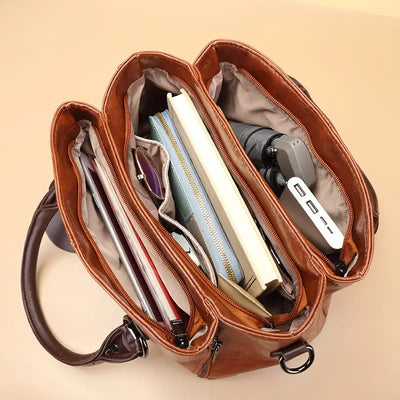 Moderna Torba od Prave Kože Retro Boston