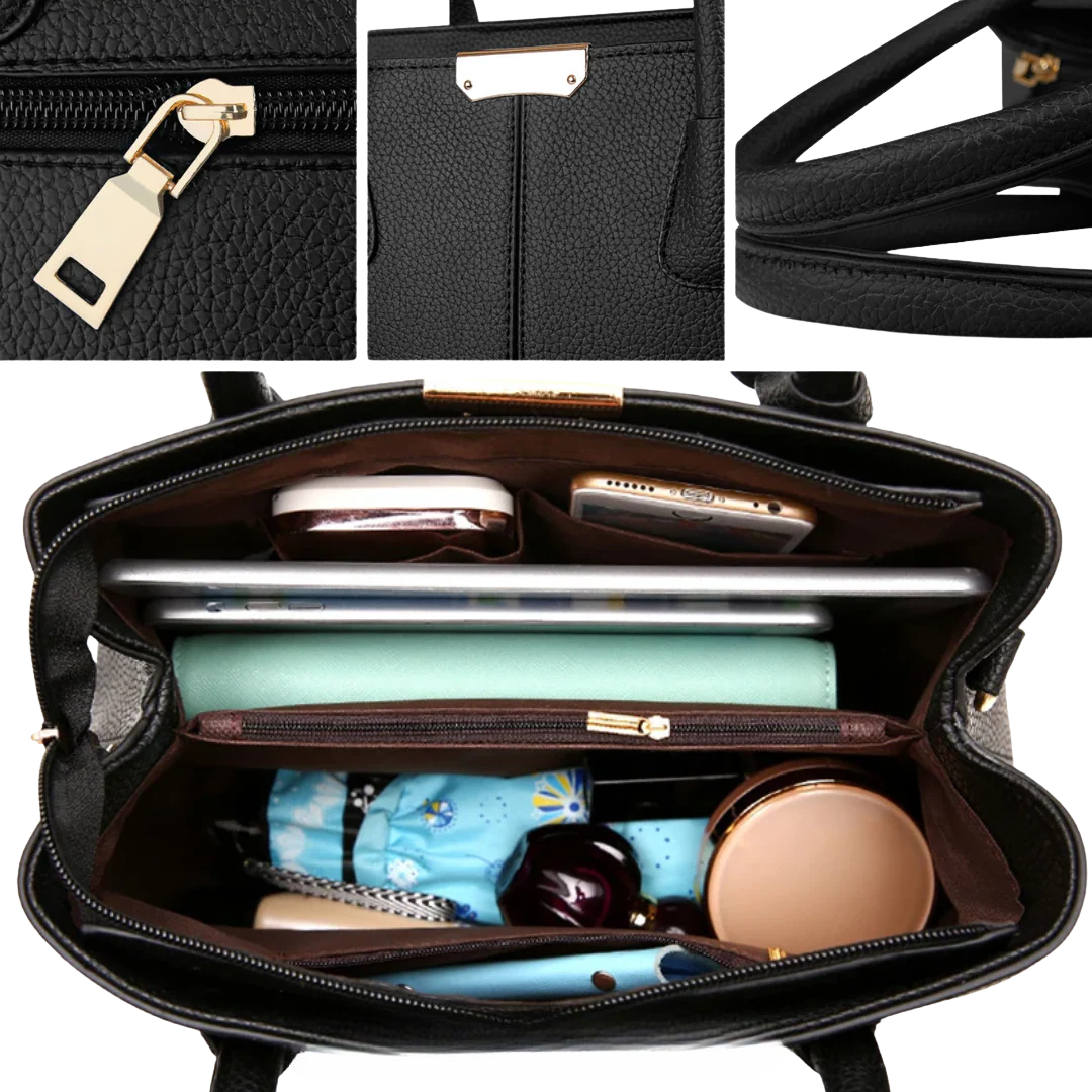 Selene - Elegantna Strukturalna Torba sa Odvojivim Kaišem za Rameno