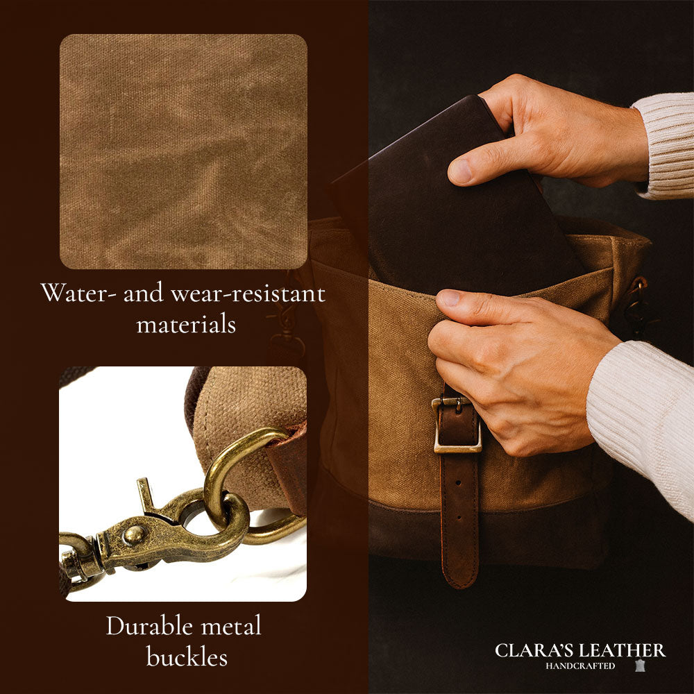 William - Mala Platnena Kožna Torba