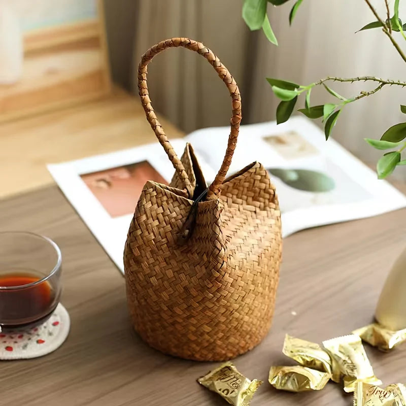 Tara's Boho Breeze | Torba sa Woven Drškom