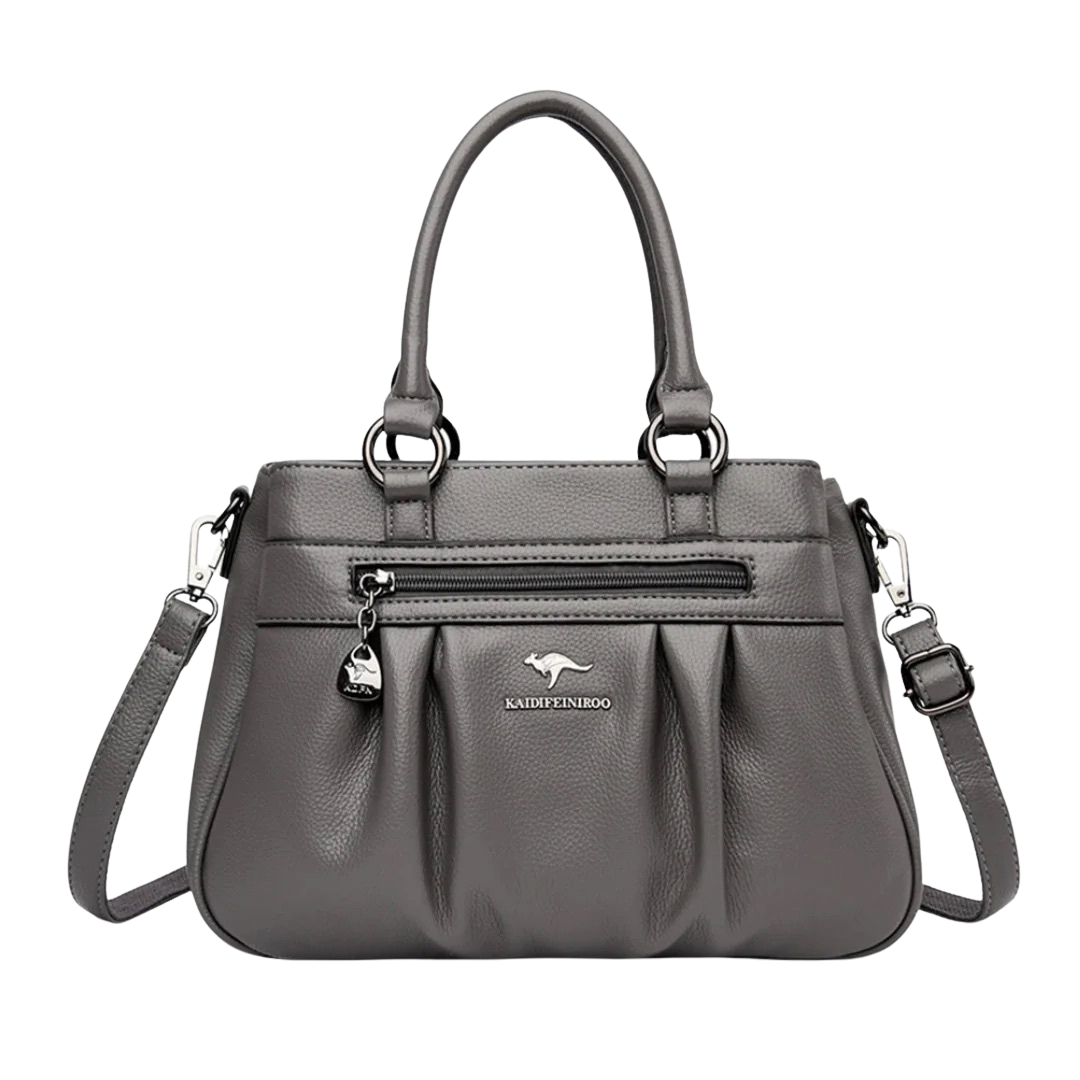 Clara - Elegantna Torba sa Plisiranjem i Kaišem za Rame