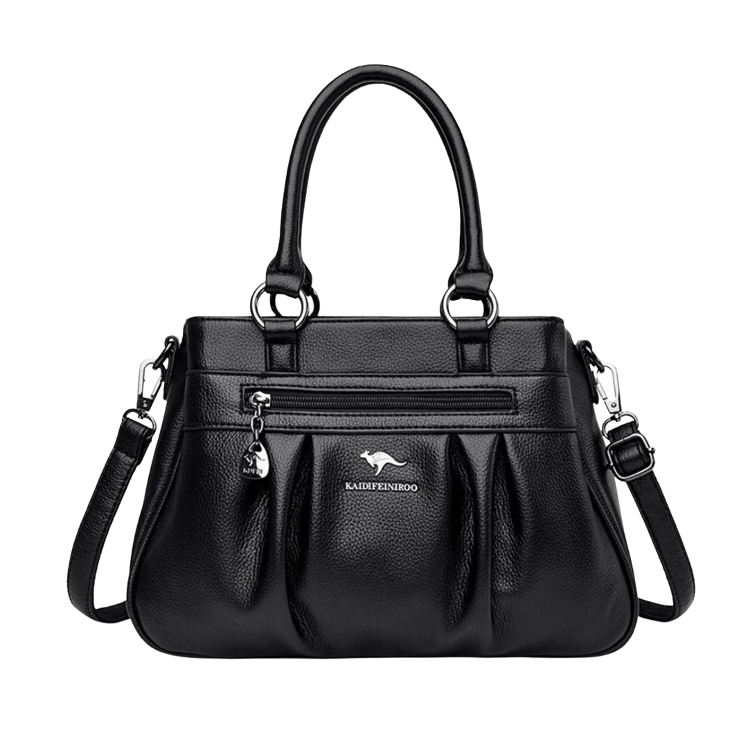 Clara - Elegantna Torba sa Plisiranjem i Kaišem za Rame