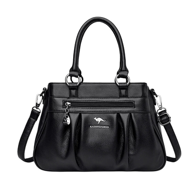 Clara - Elegantna Torba sa Plisiranjem i Kaišem za Rame