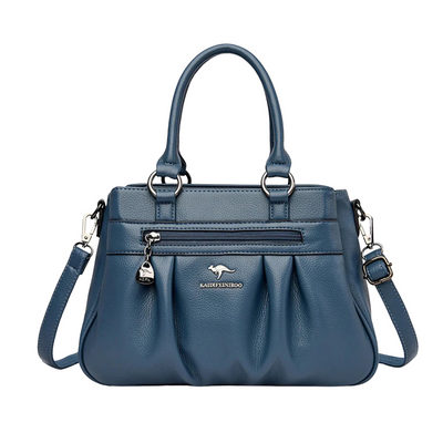 Clara - Elegantna Torba sa Plisiranjem i Kaišem za Rame