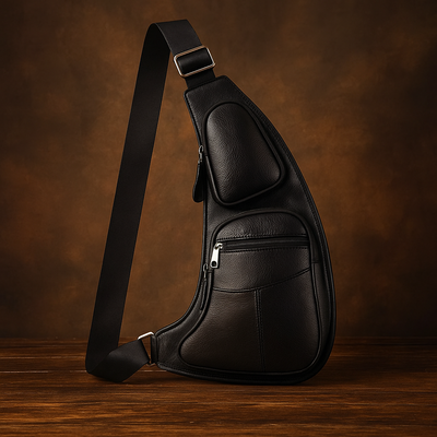 Zachary - Muška Vintage Kožna Torba na Ramenu