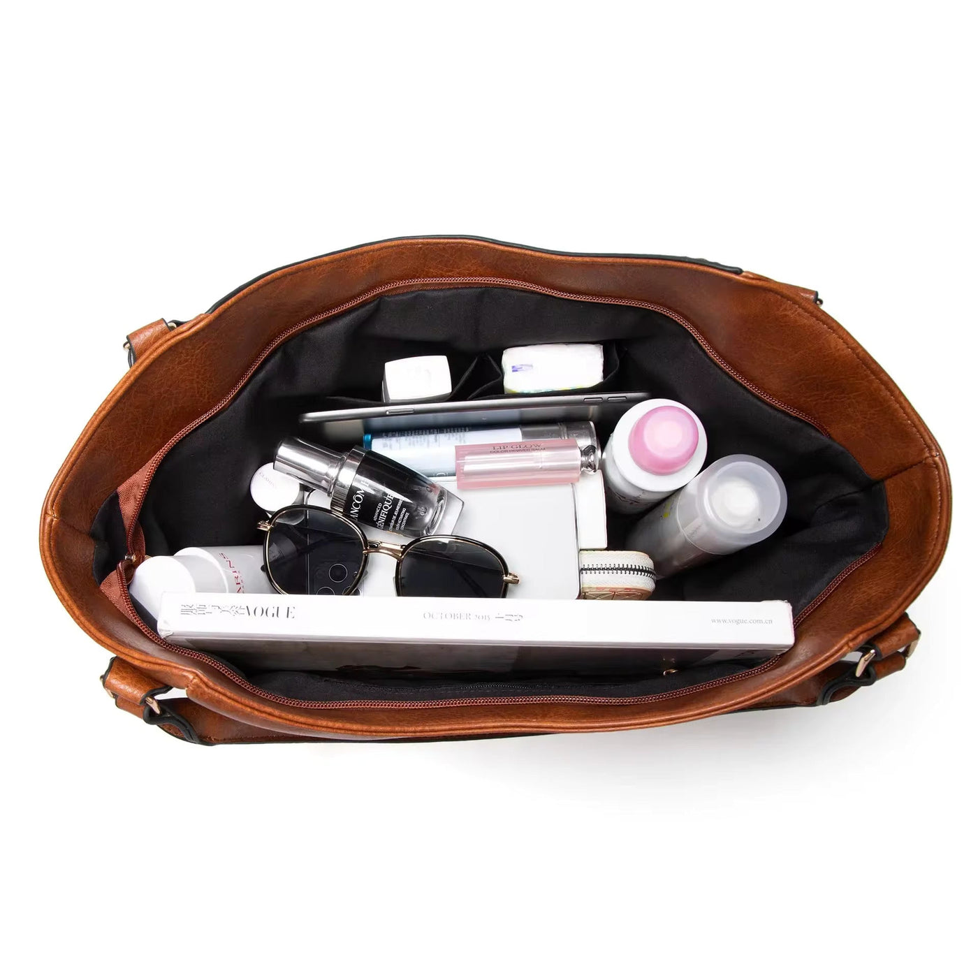 Nellieina Elegantna Sofisticiranost | Kožna Torba za Rame