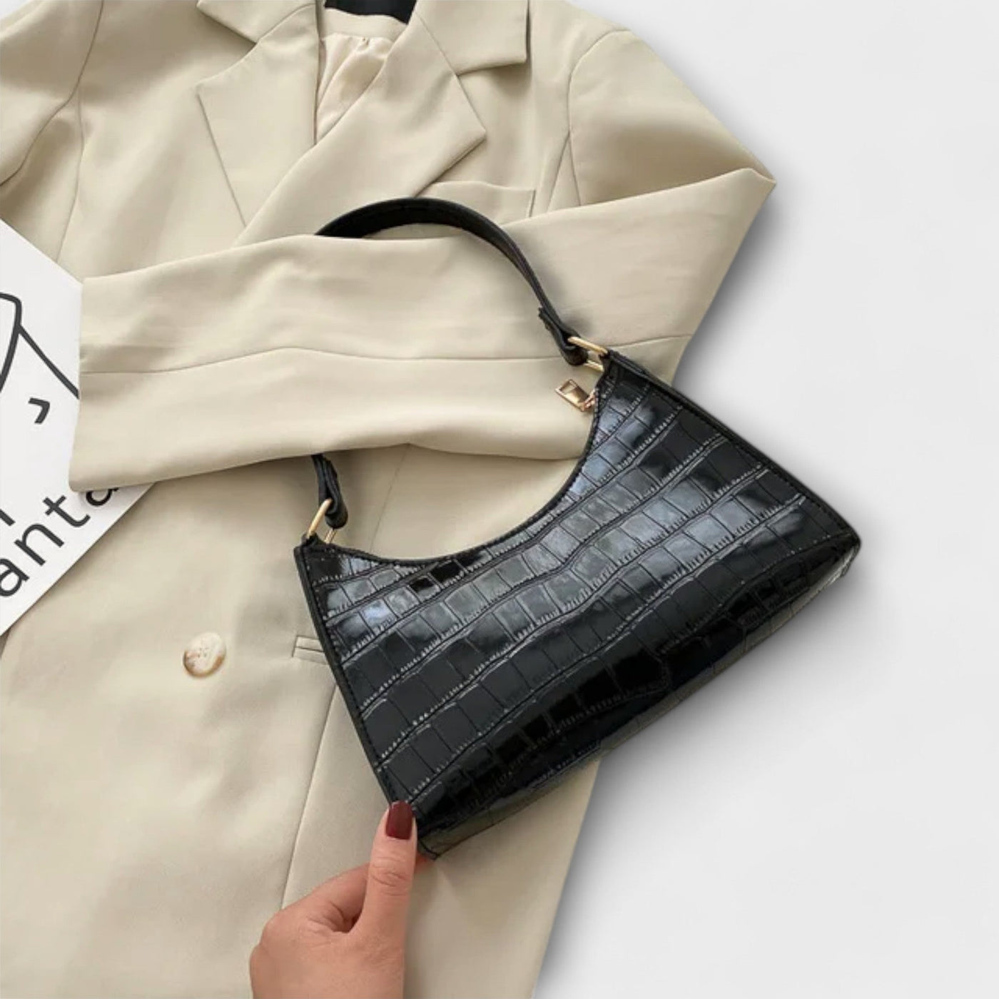 Olivia - Sjajna Kožna Torba