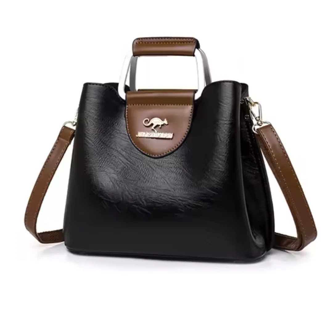 Rosa - Chic Torba sa Dvostrukim Drškama i Pojasevima za Preko Tela