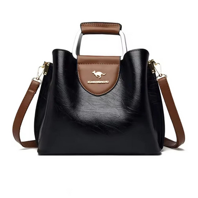 Rosa - Chic Torba sa Dvostrukim Drškama i Pojasevima za Preko Tela