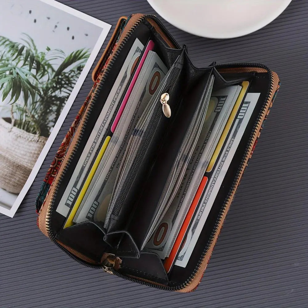 Lila Boho Cvjetni Novčanik