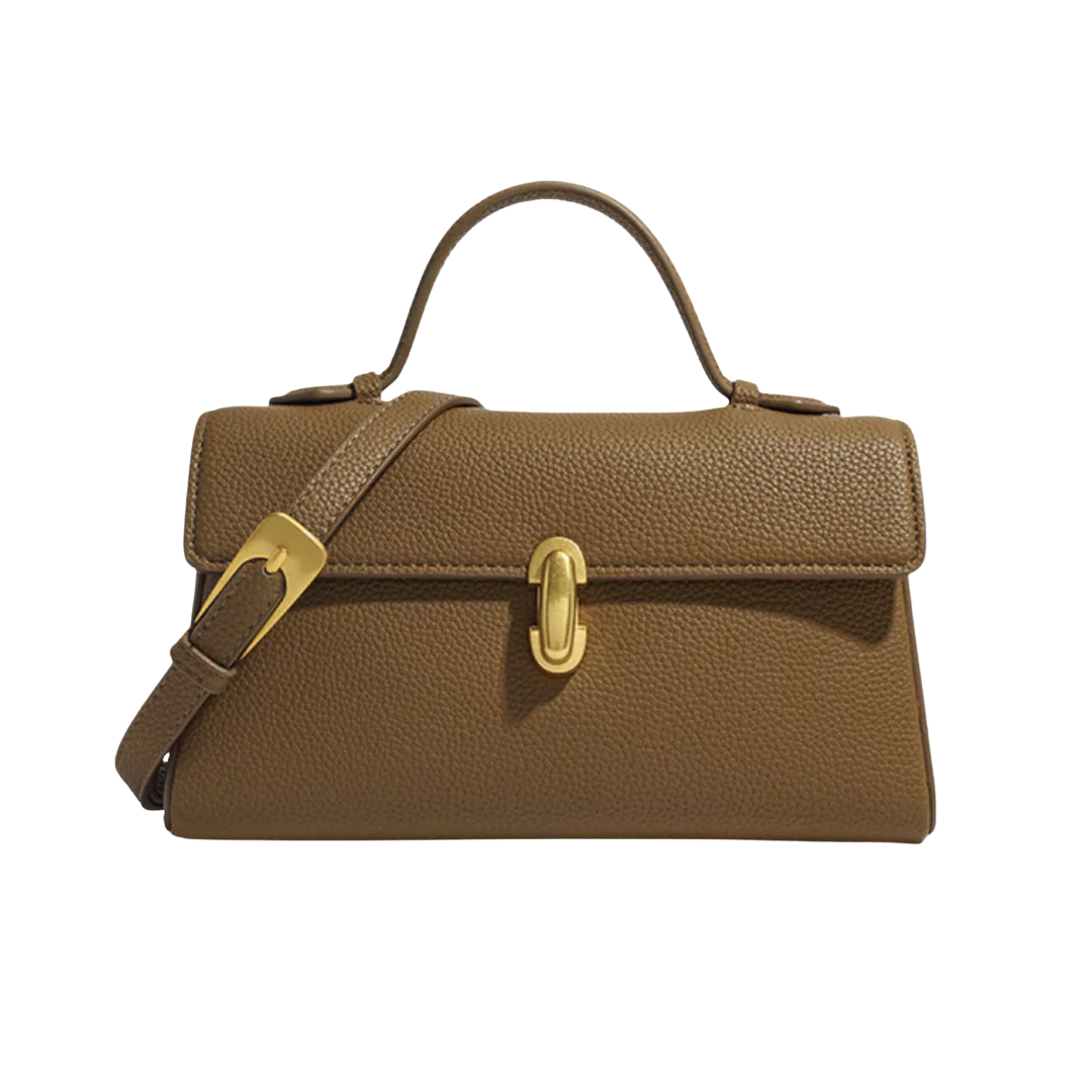 Vera - Elegantna Torba Sa Gornjom Drškom i Zlatnim Akcentom