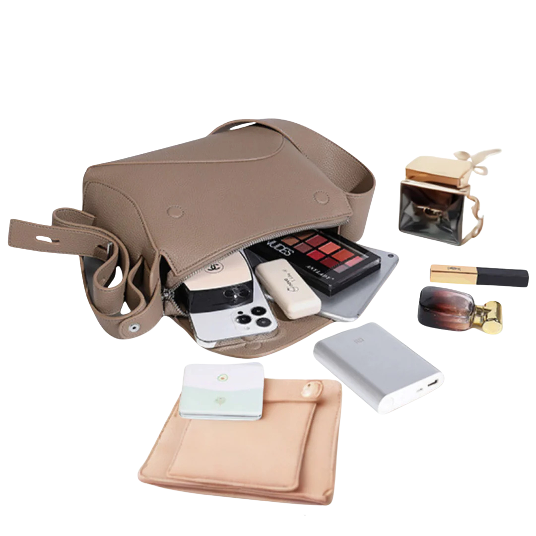 Arden - Moderna Torba na Ramenu sa Asimetričnim Preklopom