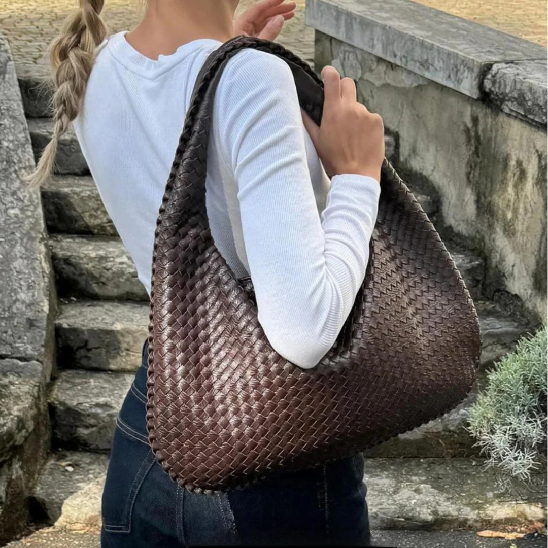 Siena - Klasična Woven Hobo Torba