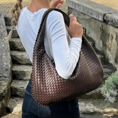 Siena - Klasična Woven Hobo Torba