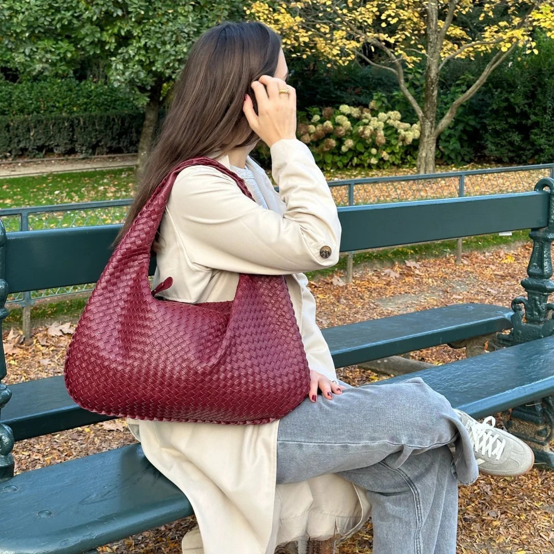 Siena - Klasična Woven Hobo Torba