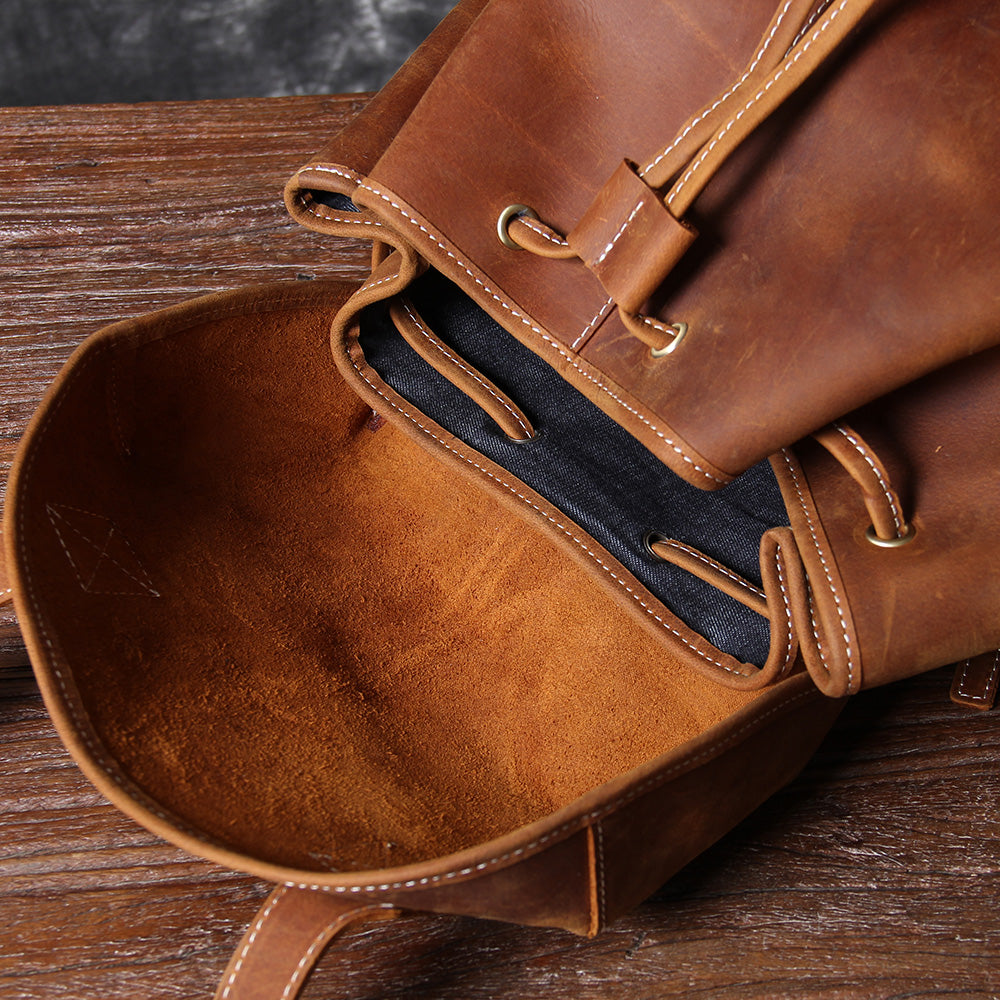 Jeffrey - Izdržljivi Klasični Kožni Ranac