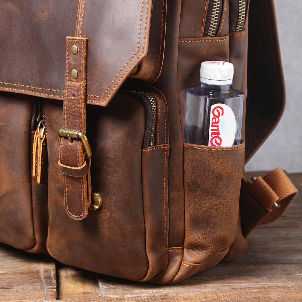 Robert - Retro Kožni Putni Ranac